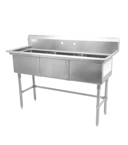 Triple sink  24″x24″ & 30"x78"