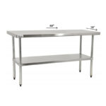 Worktable 18’’x60’’x34’’
