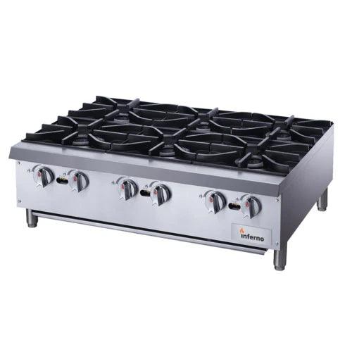 Inferno Hot Plate Six Burners 36*28*13 Inferno Hot Plate Six Burners 36*28*13