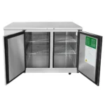 Atosa MBB59GR Stainless Steel 59" Double Door Back Bar Cooler - Various Configurations – Image 3