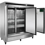 Atosa MBF8504GR Triple Solid Door 82" Wide Stainless Steel Freezer – Image 3