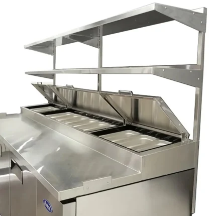 Atosa MROS-44P Stainless Steel Overshelf for 44" Pizza Prep Table