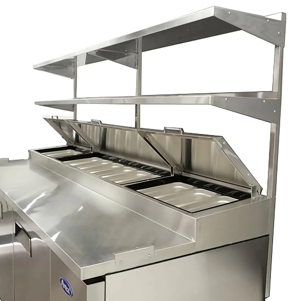 Atosa-MROS-67P-Stainless-Steel-Overshelf-for-67-Pizza-Prep-Table_1244x1244 Atosa MROS-67P Stainless Steel Overshelf for 67" Pizza Prep Table – Image 1