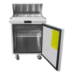Atosa MSF8301GR Single Door 27" Refrigerated Sandwich Prep Table – Image 3