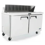 Atosa MSF8303GR Double Door 60" Refrigerated Sandwich Prep Table