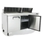 Atosa MSF8304GR Triple Door 72" Refrigerated Sandwich Prep Table – Image 2