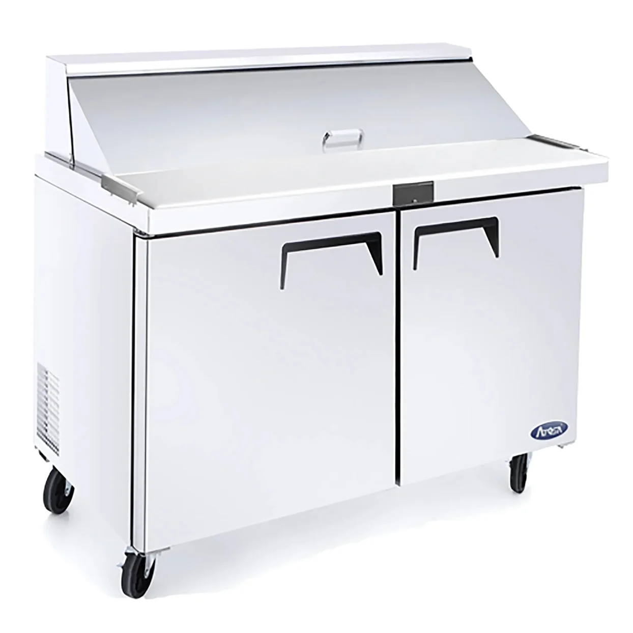 Atosa-MSF8306GR-Double-Door-48-Refrigerated-Mega-Top-Sandwich-Prep-Table_1244x1244 Atosa MSF8306GR Double Door 48" Refrigerated Mega Top Sandwich Prep Table – Image 1