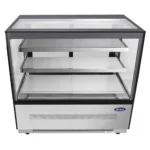 Atosa RDCS-48 Square Glass 2 Tier 48" Refrigerated Pastry Display Case – Image 2