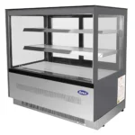 Atosa RDCS-48 Square Glass 2 Tier 48" Refrigerated Pastry Display Case – Image 3