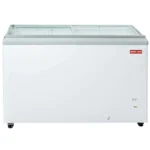 New Air NIF-50-FG Double Door 50"W Flat Glass Display Chest Freezer