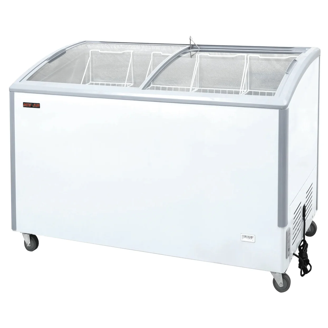 New-Air-NIF-55-CG-Double-Door-55W-Curved-Glass-Display-Chest-Freezer_1244x1244 New Air NIF-55-CG Double Door 55"W Curved Glass Display Chest Freezer – Image 1