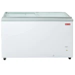 New Air NIF-60-FG Double Door 60"W Flat Glass Display Chest Freezer