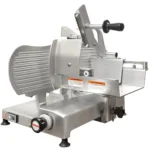Omcan 44006 Manual Aluminum Meat Slicer - 13” Blade, 2/5 HP, Gear Drive