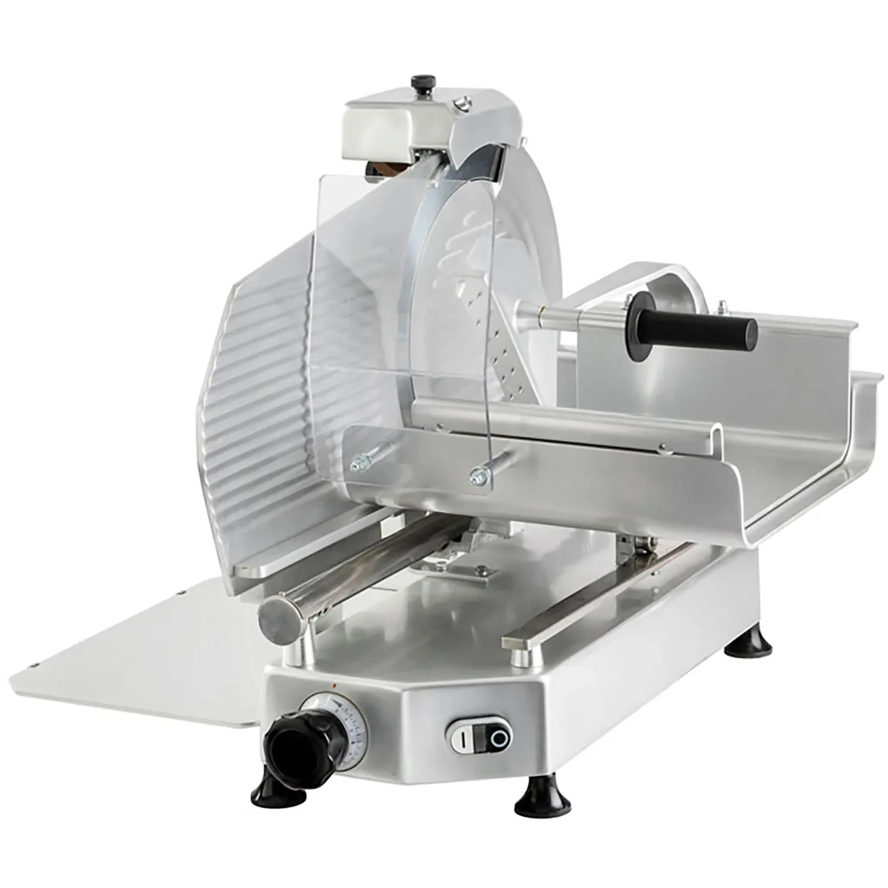 Omcan-46163-Manual-Aluminum-Meat-Slicer-13-Blade-12-HP-Belt-Drive_1244x1244 Omcan 46163 Manual Aluminum Meat Slicer - 13” Blade, 1/2 HP, Belt Drive – Image 1